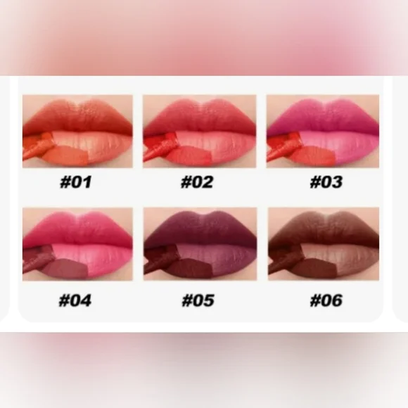 Handaiyan Peel-Off Lip Tint Set of 6 Long-Lasting Stain NIB - Picture 3 of 3